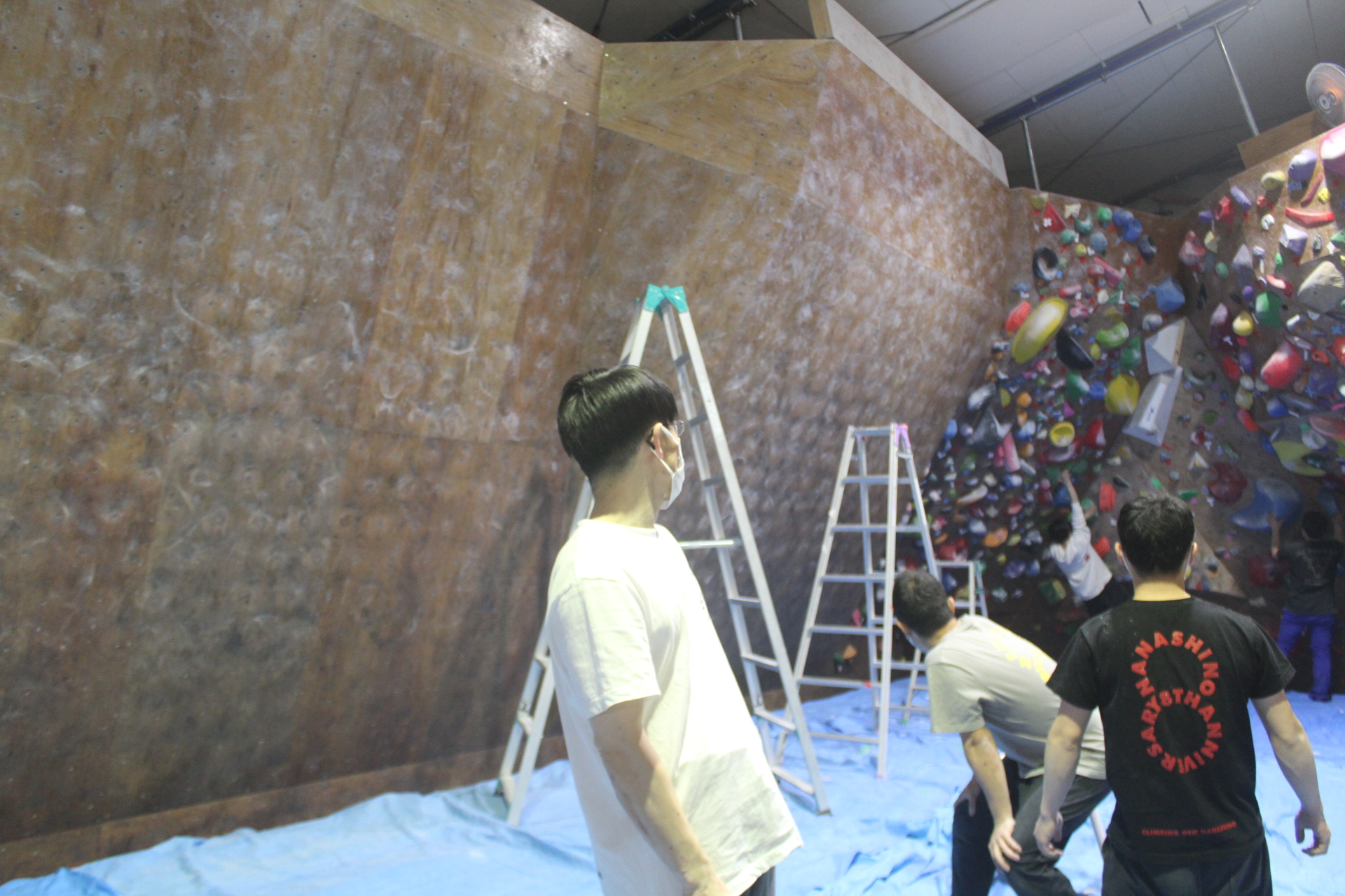 ホールド＆テープ外し完了！